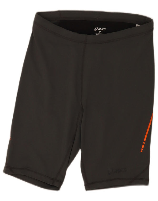 Asics Womens Motion Dry Sport Shorts UK 12 Medium  Grey Polyester Sports