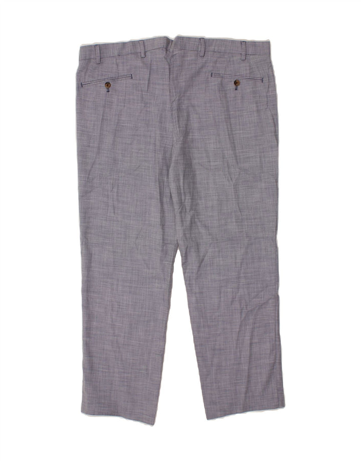 RALPH LAUREN Mens Straight Suit Trousers W38 L30 Blue Polyester Vintage Ralph Lauren and Second-Hand Ralph Lauren from Messina Hembry 