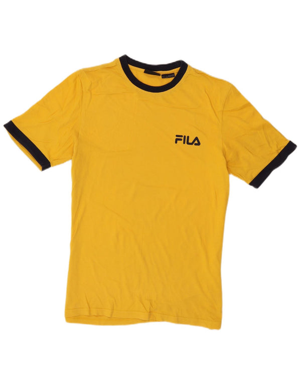 Fila muška majica kratkih rukava Mali žuti pamuk u blokovima boja
