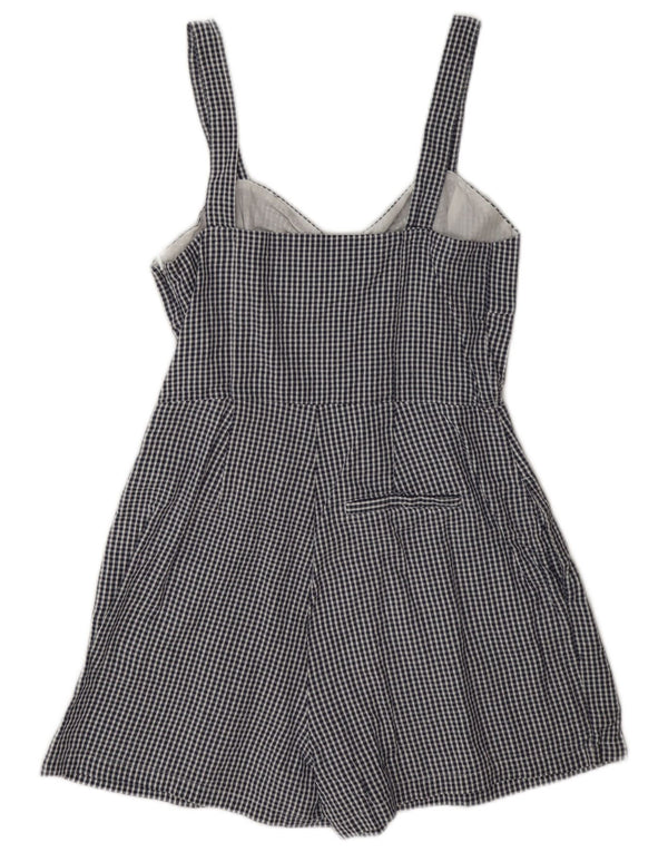 Jack Wills Regular ženski kombinezon bez rukava UK 10 mali plavi karirani pamuk