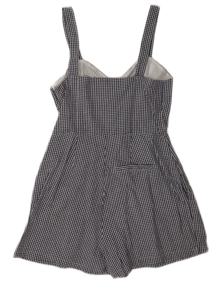 Jack Wills Regular ženski kombinezon bez rukava UK 10 mali plavi karirani pamuk