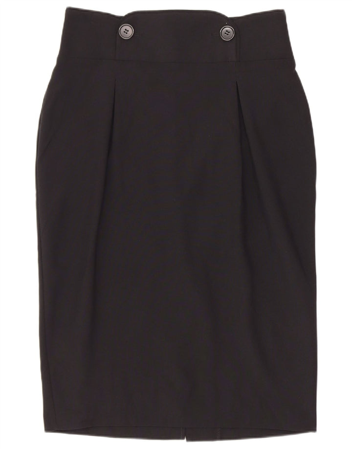 Marks & Spencer ženska pencil suknja UK 10 mala W26 crni poliester