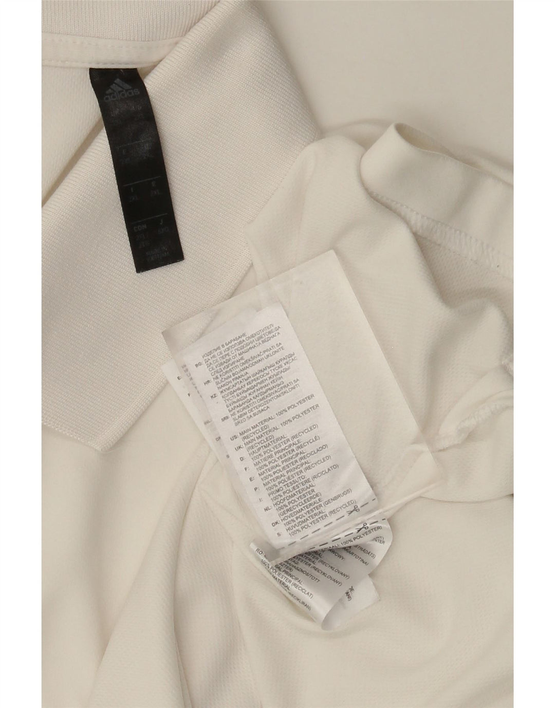 Adidas muška polo majica 2XL bijeli poliester