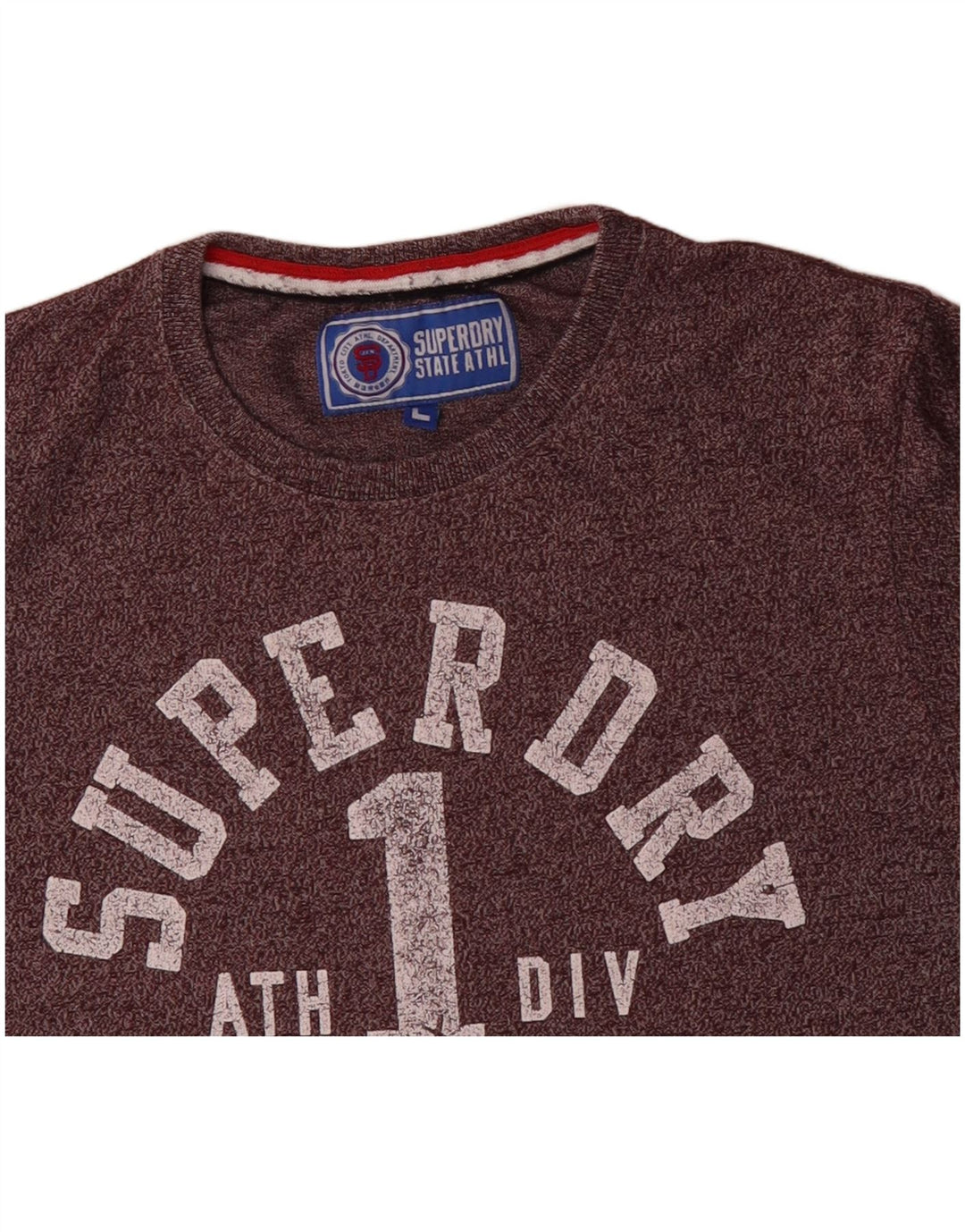 SUPERDRY muška majica kratkih rukava s grafikama, veliki ljubičasti flekasti pamuk