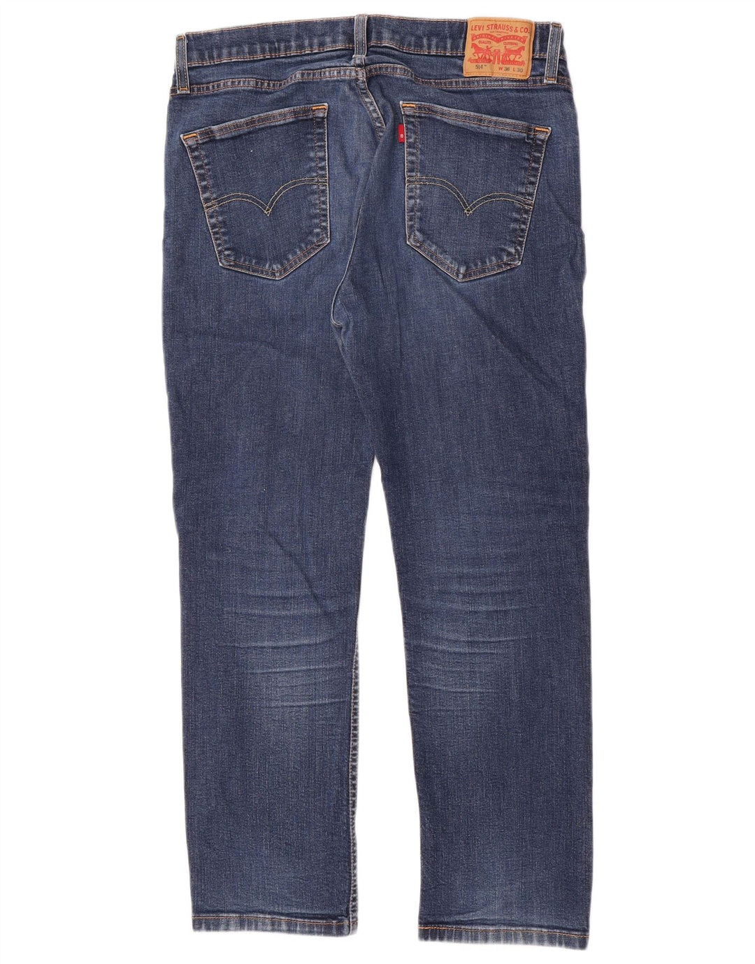 Levi's muške 514 ravne traperice W36 L27 plavi pamuk