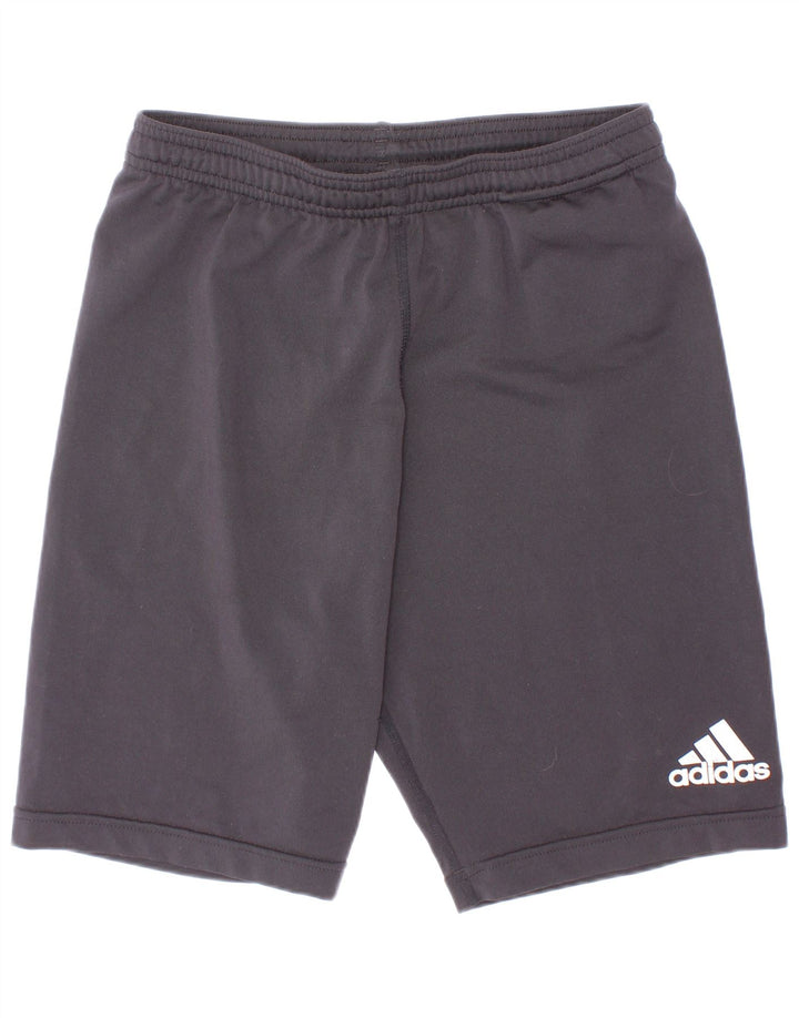 Adidas kratke sportske hlače za dječake 10-11 godina sive poliesterske