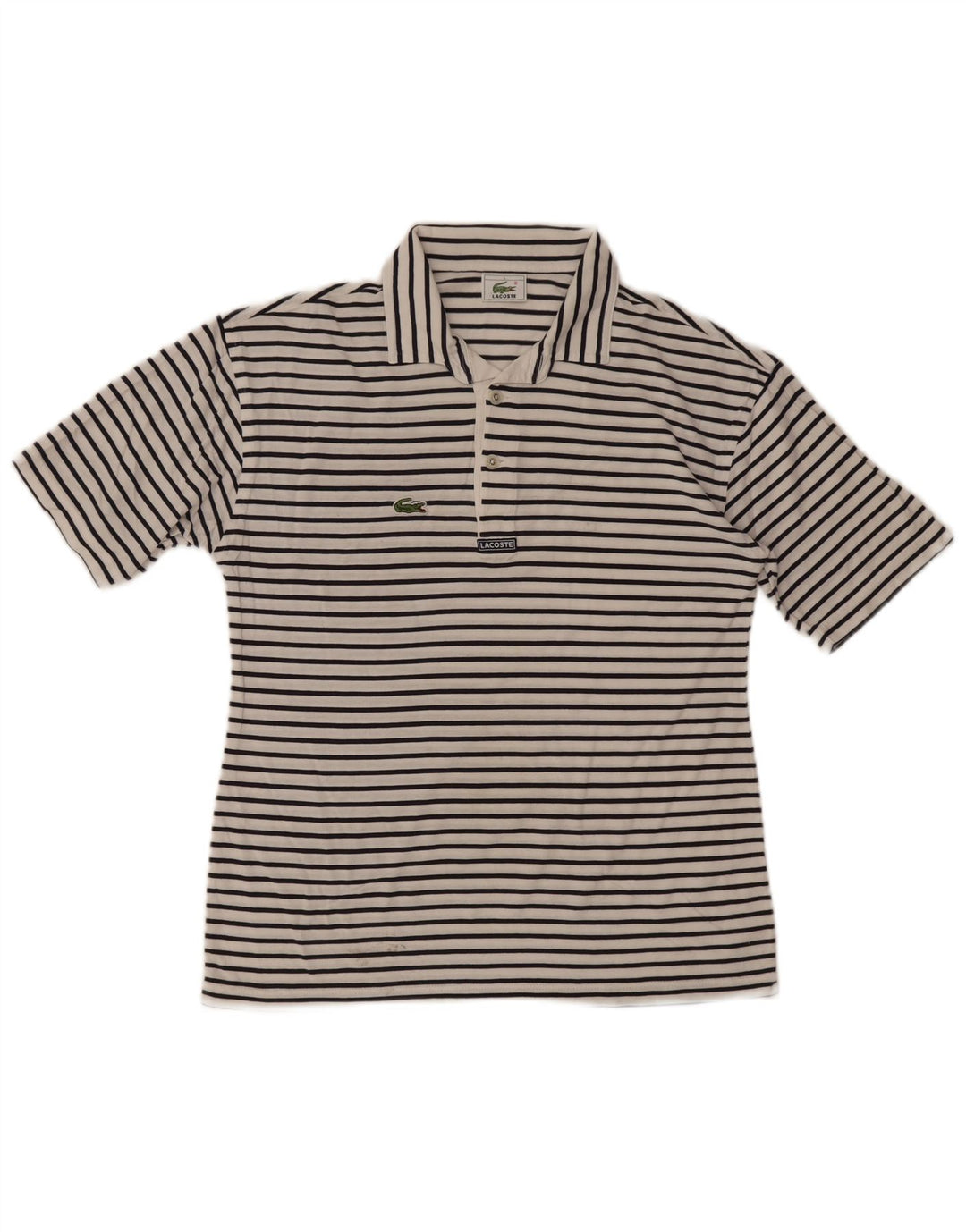 Lacoste muška polo majica veličine 4 srednje bijele pruge