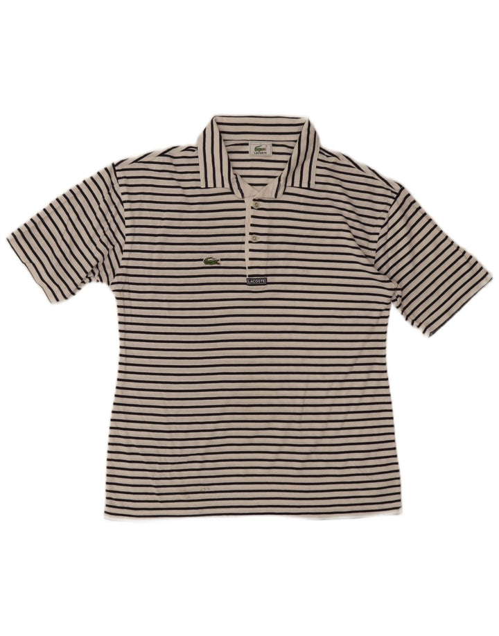 Lacoste muška polo majica veličine 4 srednje bijele pruge