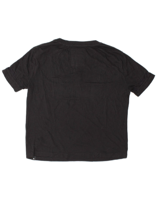 SUPERDRY ženska majica kratkih rukava širokog kroja UK 10 mala crna