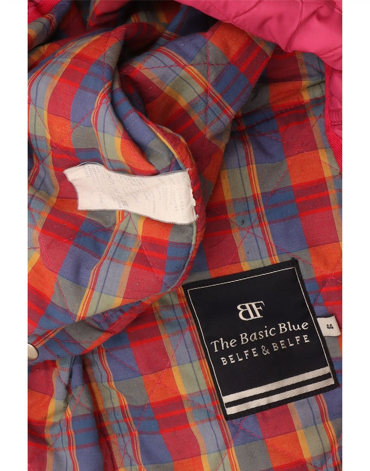 Belfe & Belfe ženski preveliki prošiveni kaput IT 44 Srednje ružičasti poliester