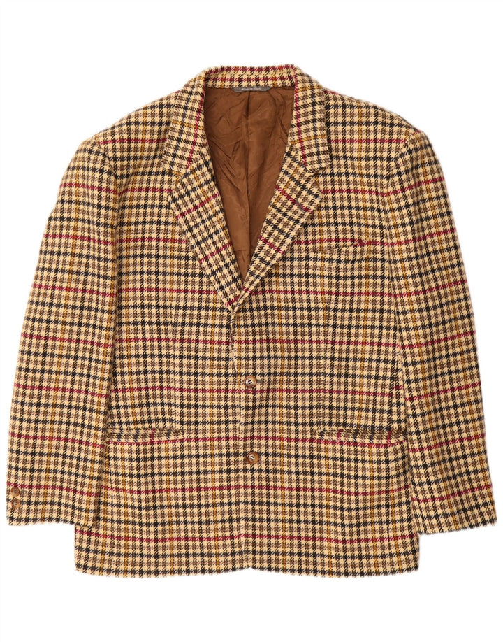 BYBLOS muška jakna sa 2 gumba IT 52 XL bež vunena hrskava zuba