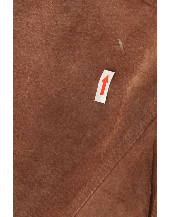 C&A ženski kaput Canda Suede vjetrovka UK 16 Large Brown Leather