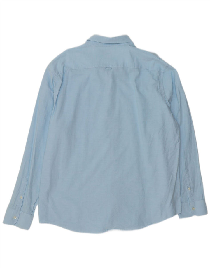 PENGUIN Mens Big & Tall Shirt 2XL Blue Cotton
