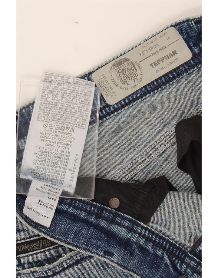 DIESEL Womens Tepphar Slim Jeans W30 L32 Blue Cotton Vintage Diesel and Second-Hand Diesel from Messina Hembry 