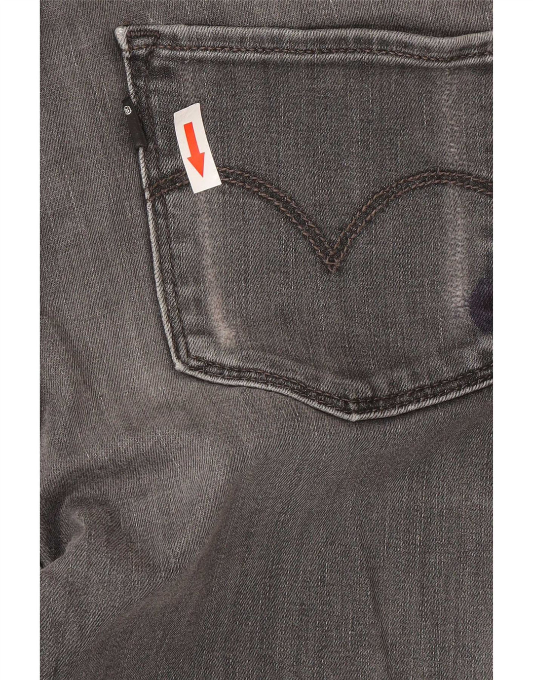 Levi's ženske uske traperice W26 L34 sivi pamuk