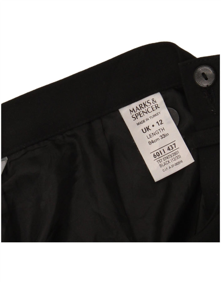 Marks & Spencer ženska maksi suknja UK 12 srednje W28 crni poliester