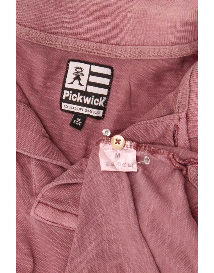 Pickwick muška polo majica srednje ružičaste pamučne boje