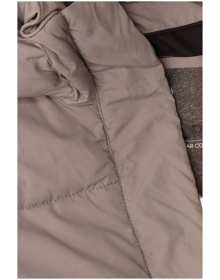 Superdry ženski preveliki kaput s kapuljačom i podstavljenim kaputom UK 10 Small Gray