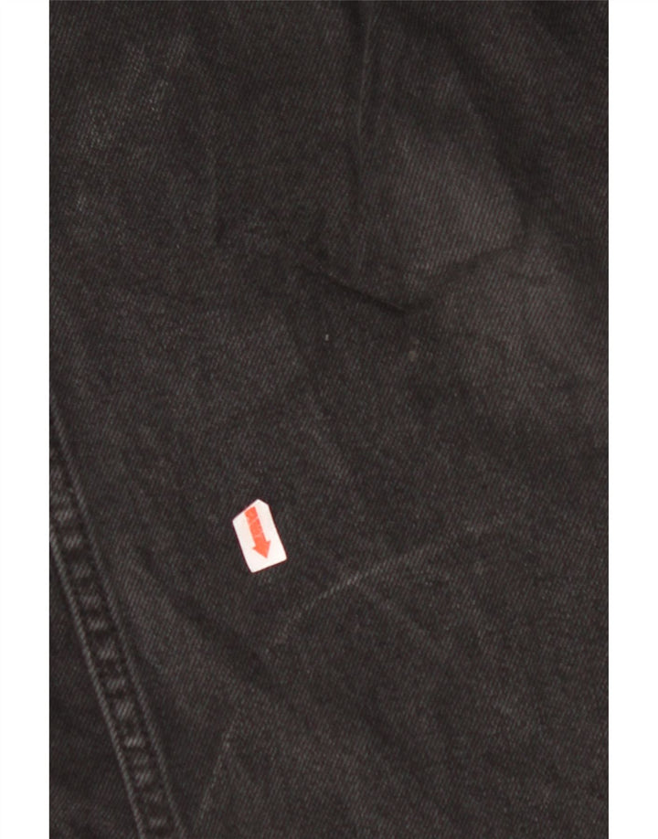 ALL SAINTS Muške ravne traperice Sid W32 L26 crni pamuk