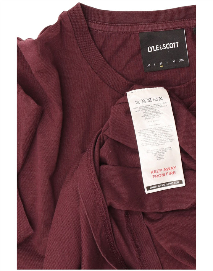 Gornji dio muške majice Lyle & Scott srednje kestenjaste boje