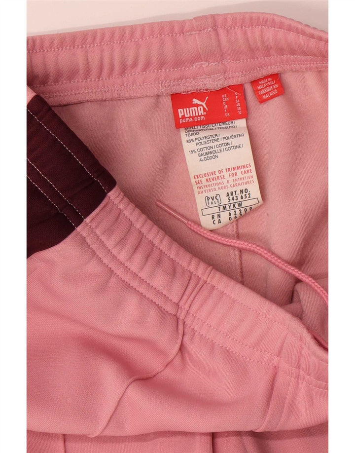 Puma ženske hlače za trenirku UK 10 Small Pink Colourblock poliester