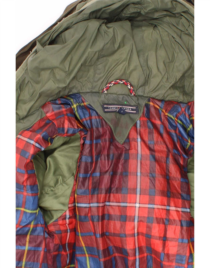 Tommy Hilfiger jakna s kapuljačom za dječake 5-6 godina kaki poliester