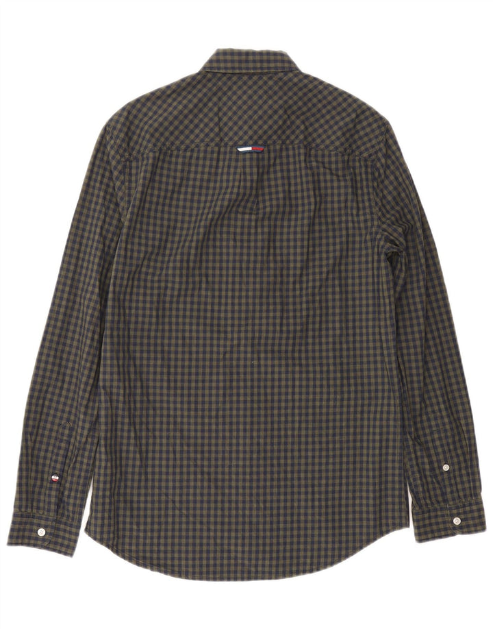 Tommy Hilfiger muška majica standardnog kroja Mala tamnoplava pamuk gingham
