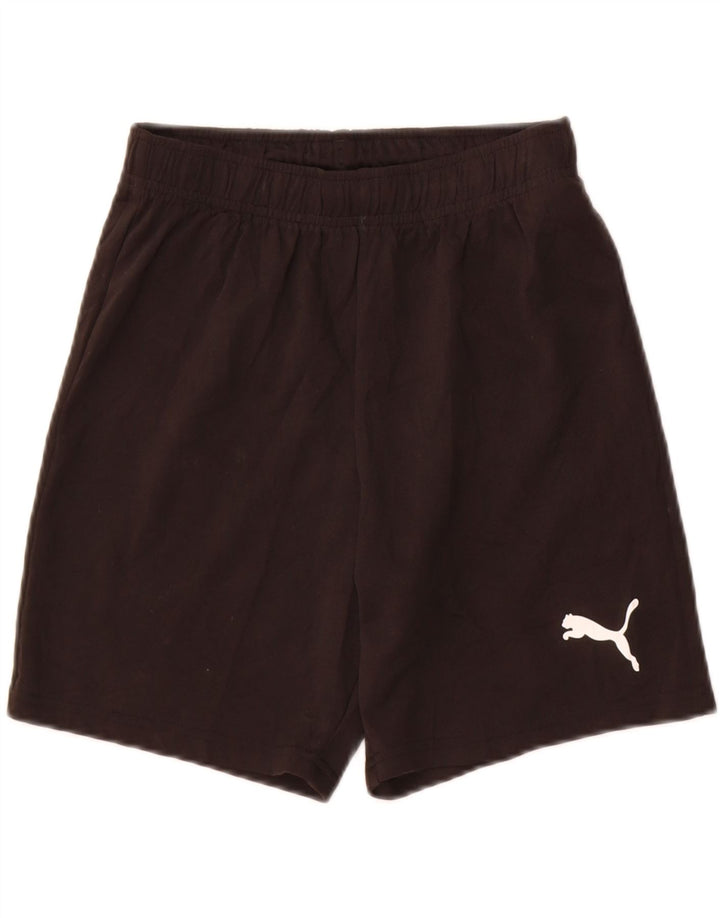 Puma sportske kratke hlače za dječake 13-14 godina, crni poliester