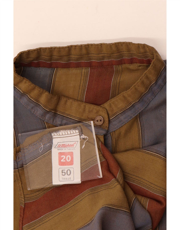 St Michael Ženska pulover majica UK 20 2XL Raznobojni pamuk na pruge