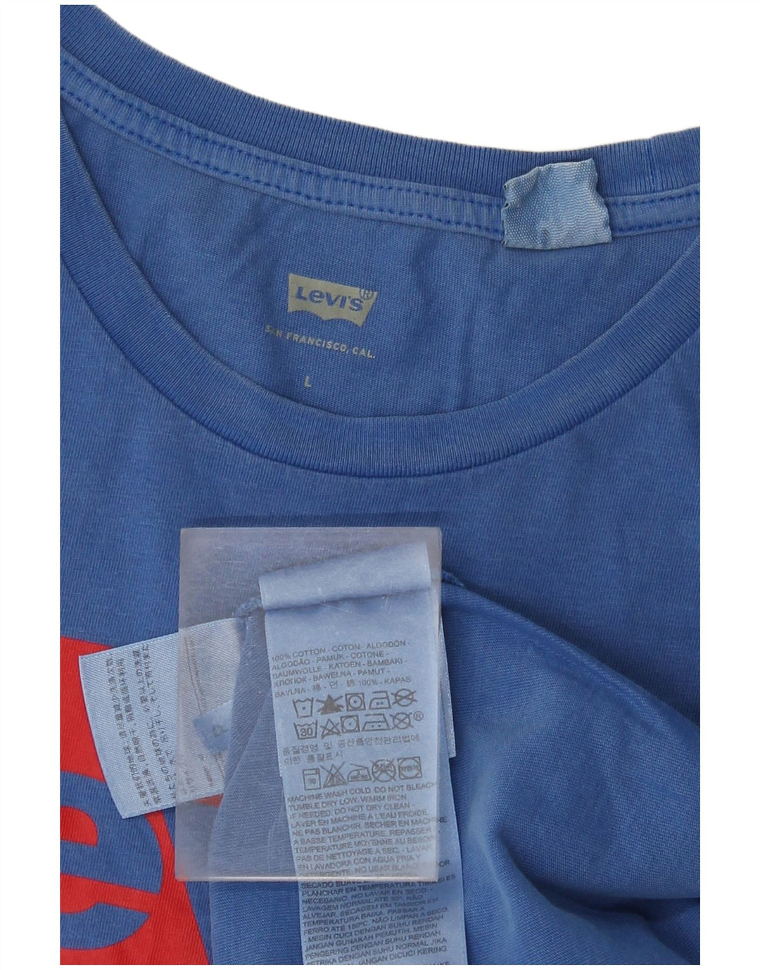 LEVI'S Ženska majica kratkih rukava s grafičkim motivima UK 16 Large Blue