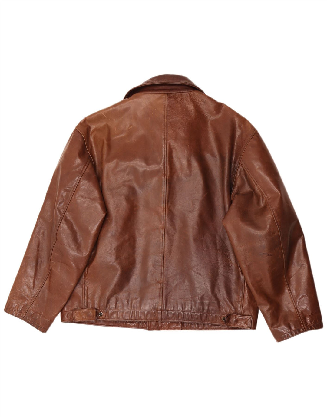 Herman & Sons muška kožna jakna IT 50 Large Brown