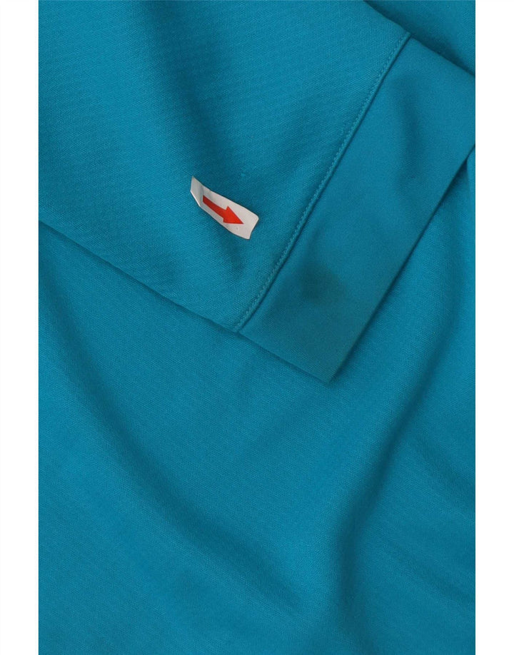 Nike Dri Fit majica s patentnim izrezom i gornji dio trenirke XL plave boje