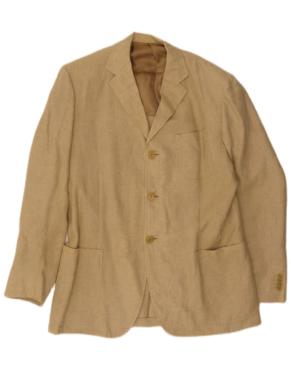 Muška jakna Paul Smith s 3 gumba UK 44 2XL bež lan