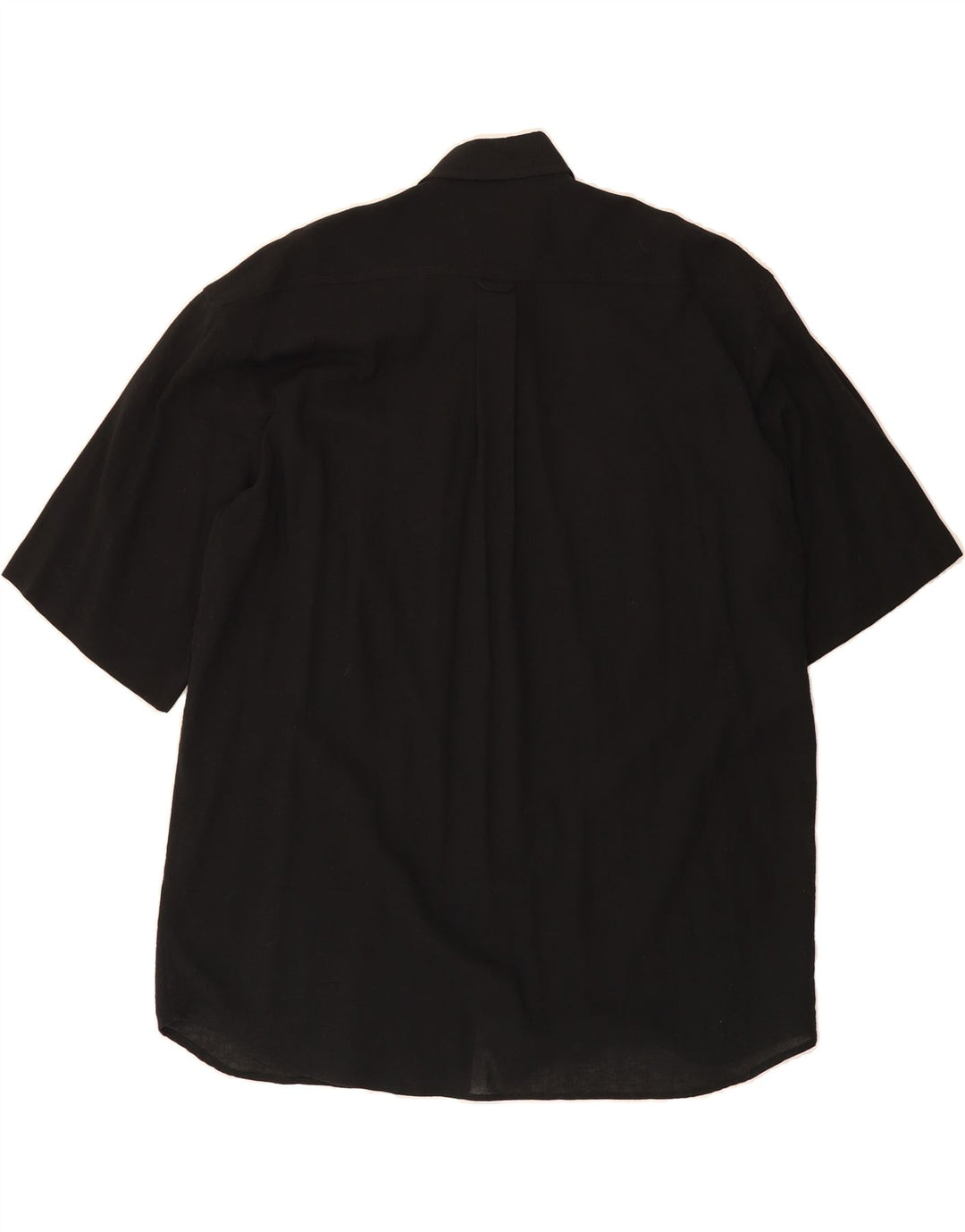 JACQUES BRITT Mens Short Sleeve Shirt Size 17 1/2 44 XL Black Vintage Jacques Britt and Second-Hand Jacques Britt from Messina Hembry 