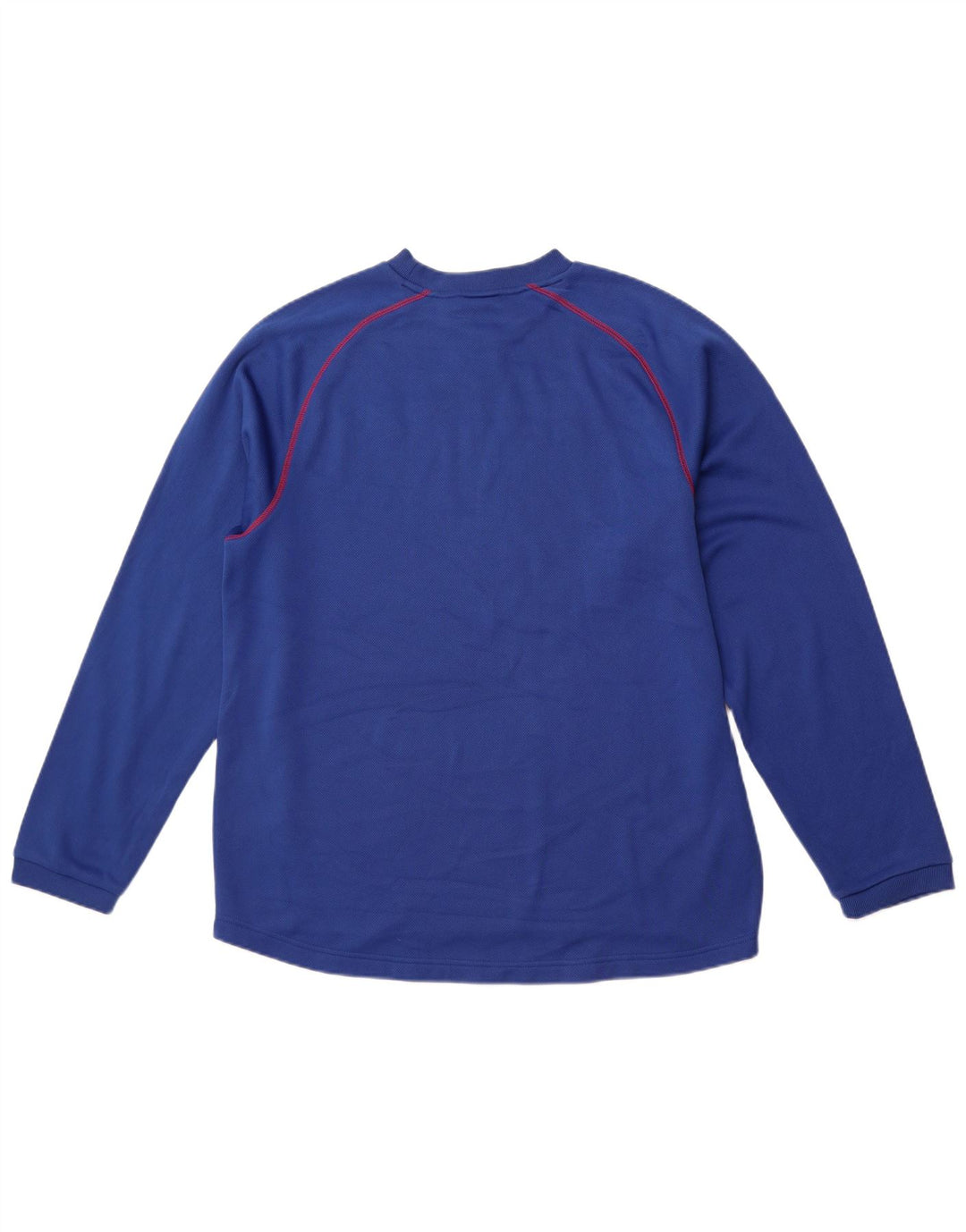 REEBOK Muška majica Giants Graphic s dugim rukavima, veliki plavi poliester