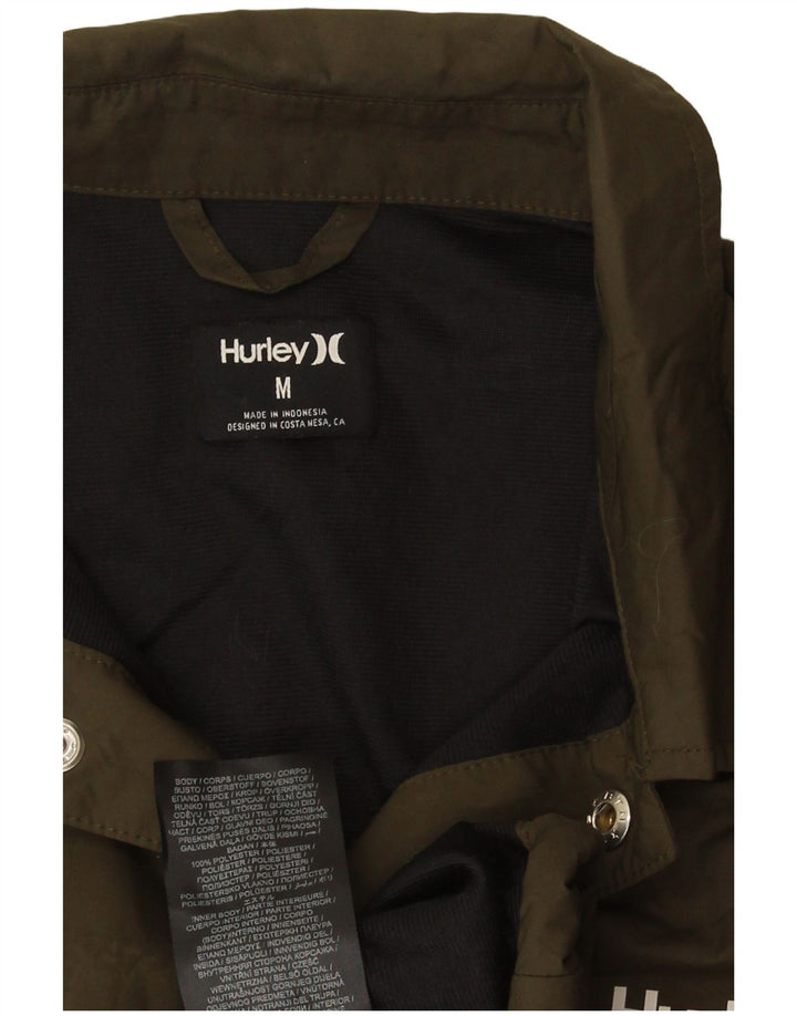 Muška bomber jakna Hurley UK 38, srednji kaki poliester