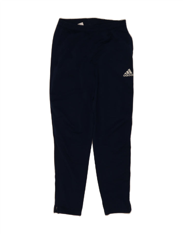 ADIDAS Mens Tracksuit Trousers Small  Navy Blue Polyester Vintage Adidas and Second-Hand Adidas from Messina Hembry 