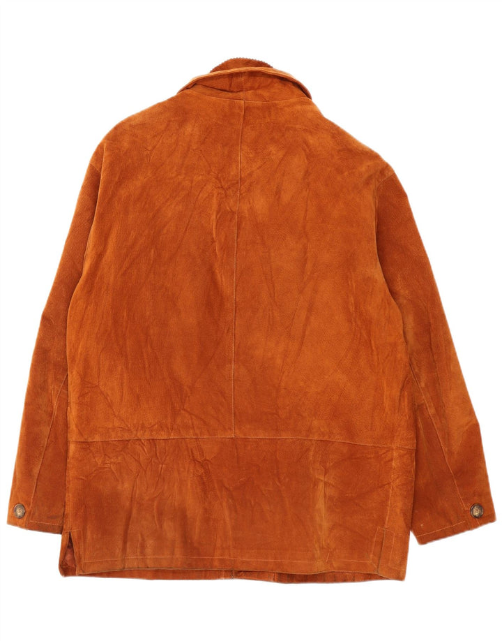 Vintage muška antilop jakna UK 40 velika smeđa koža