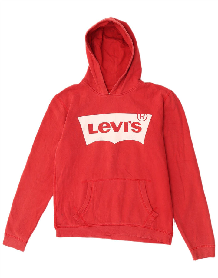 Levi's Boys majica s kapuljačom s kapuljačom 15-16 godina, crvena