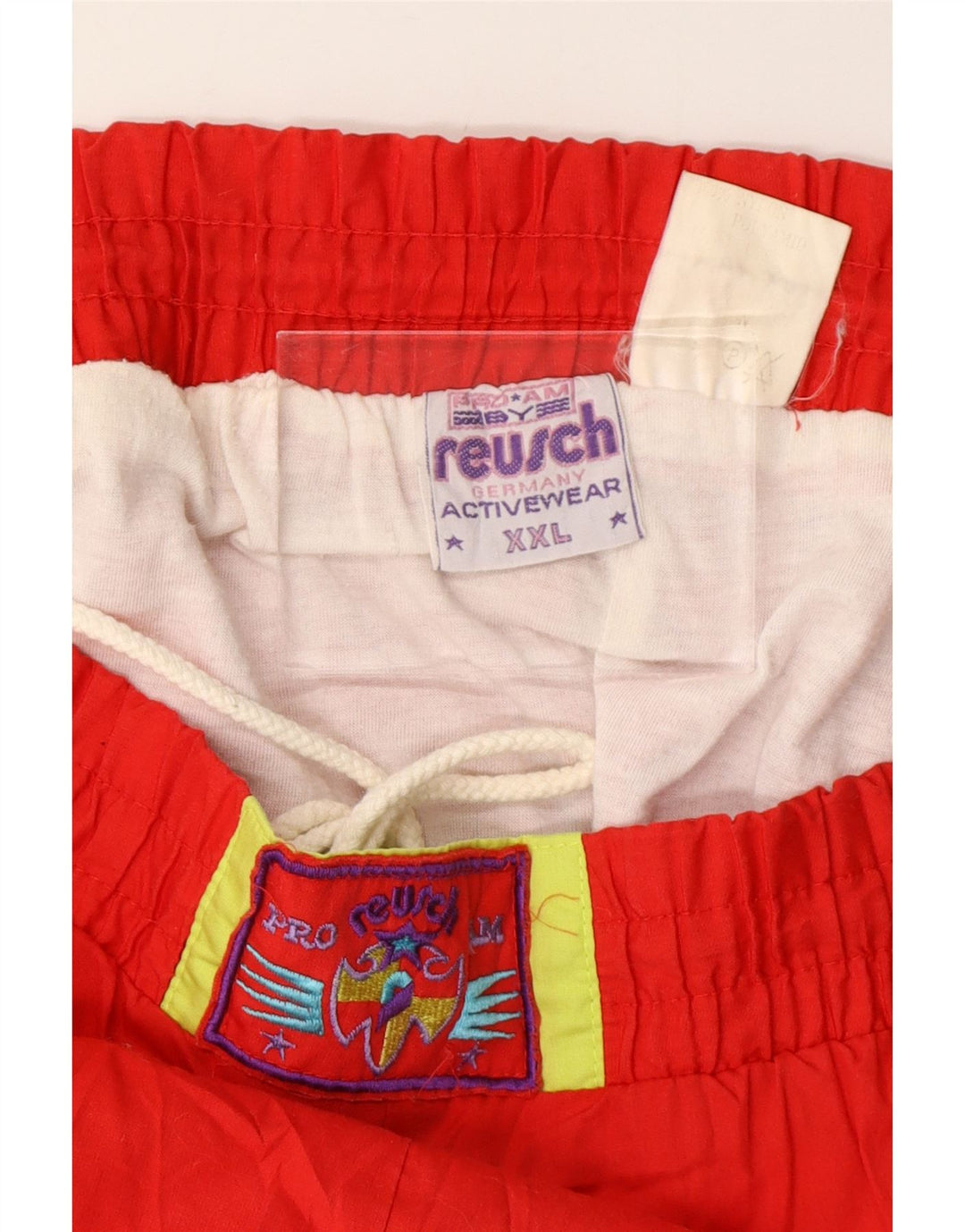 REUSCH Muška trenirka Hlače Joggers 2XL Red Colourblock