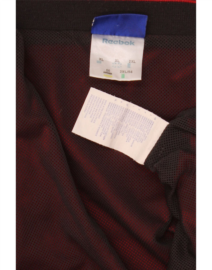 Reebok Muška kišna jakna UK 42 XL Red Colourblock poliester
