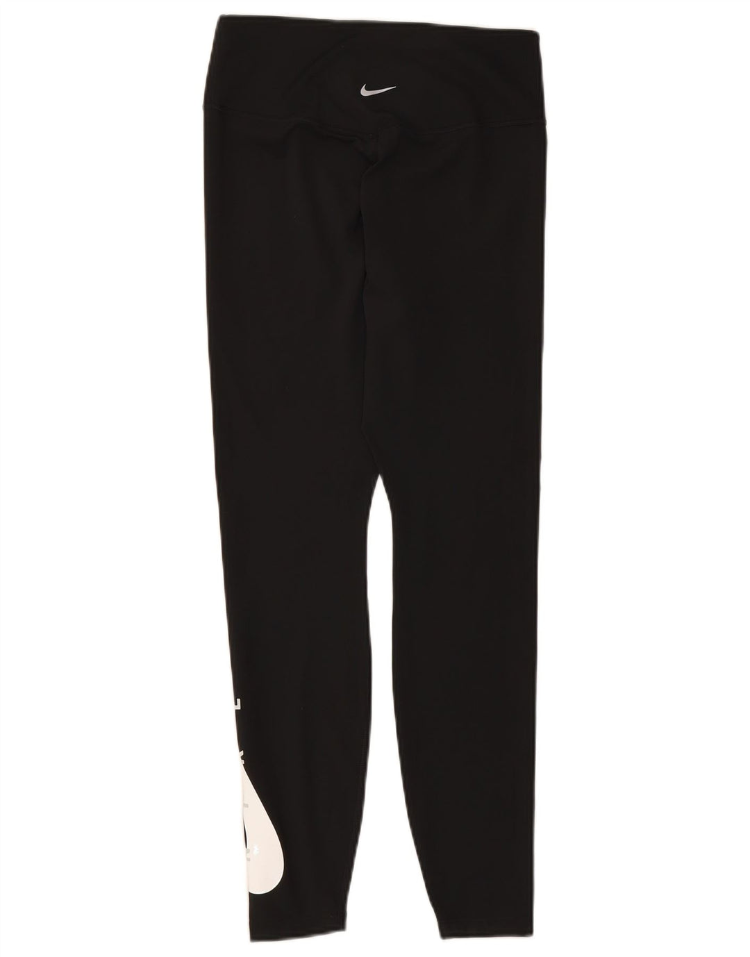 NIKE ženske Dri Fit grafičke tajice UK 12 srednje crne