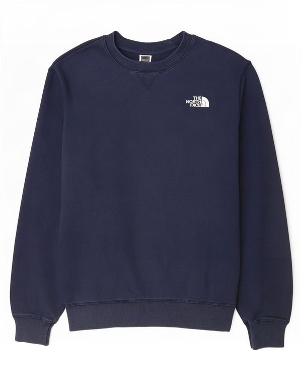 The North Face muški džemperi veliki tamnoplavi pamuk