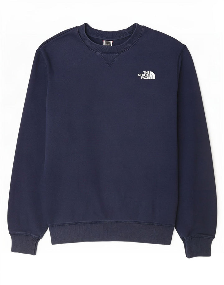 The North Face muški džemperi veliki tamnoplavi pamuk