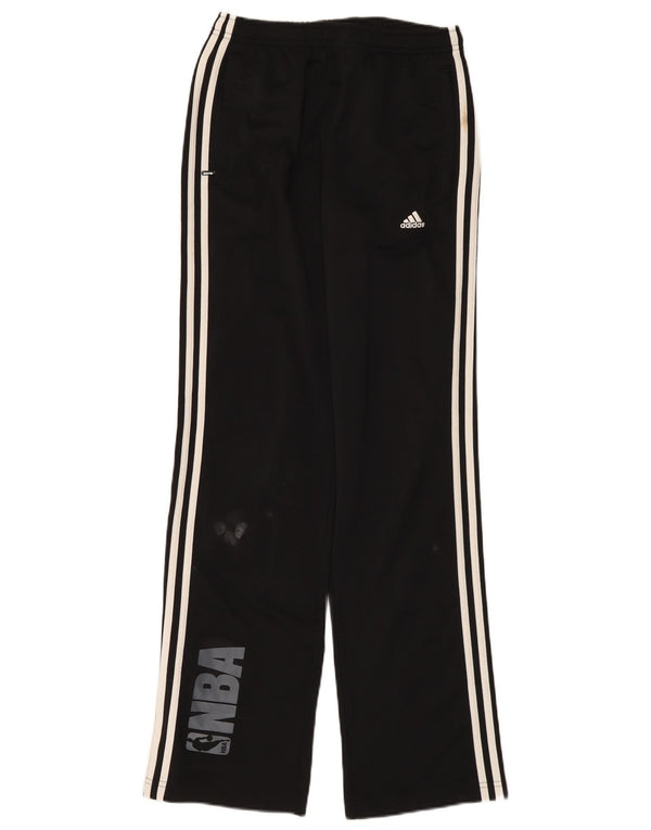 Adidas muške NBA trenirke srednje crne poliesterske hlače