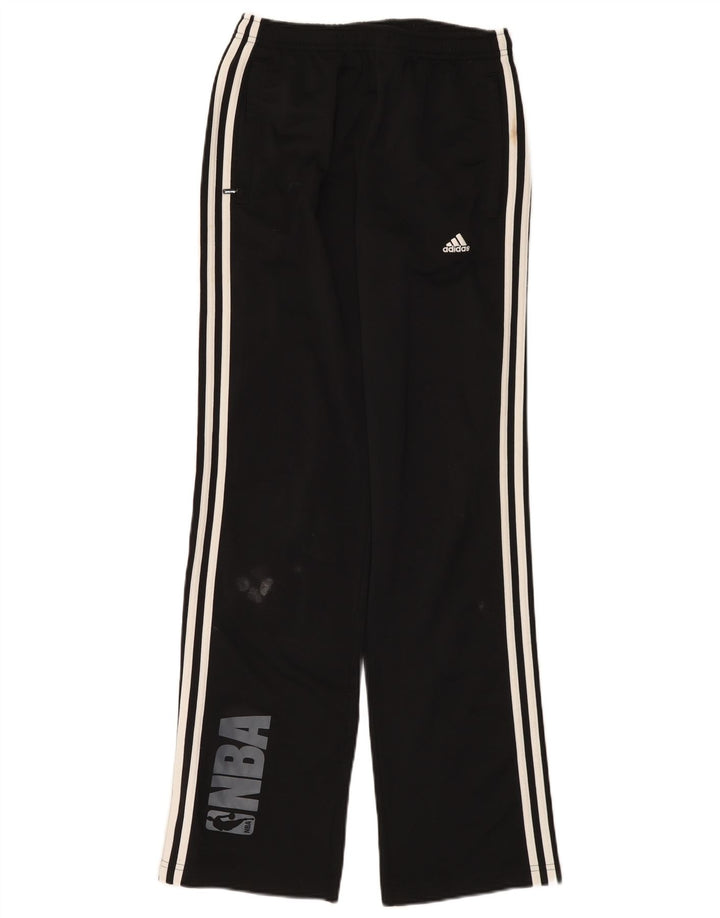 Adidas muške NBA trenirke srednje crne poliesterske hlače