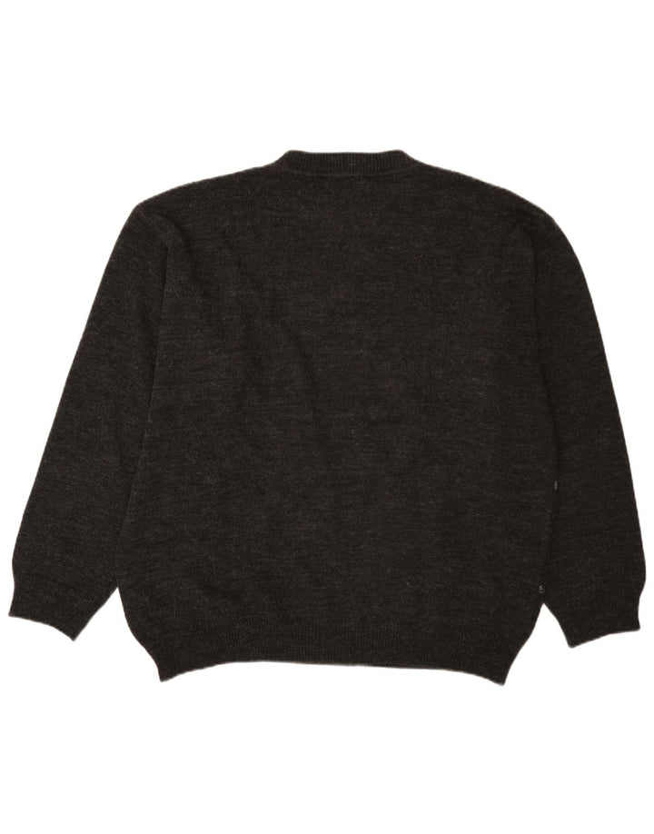 BEXLEYS muški džemper s okruglim izrezom XL sivi prugasti poliakril