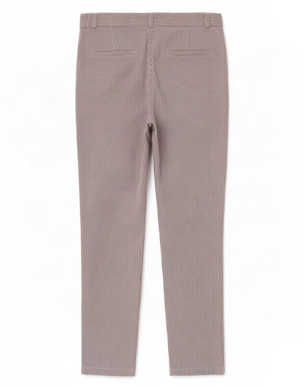 Marks & Spencer ženske chino hlače UK 12 srednje W32 L29 bijele pruge