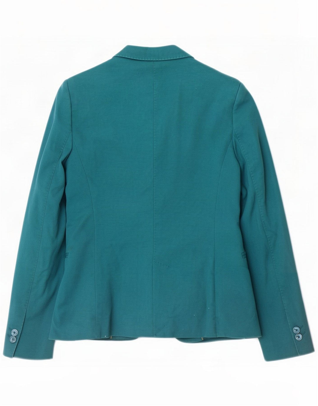Massimo Dutti Ženska jakna sa 1 gumbom EU 40 Medium Blue Cotton