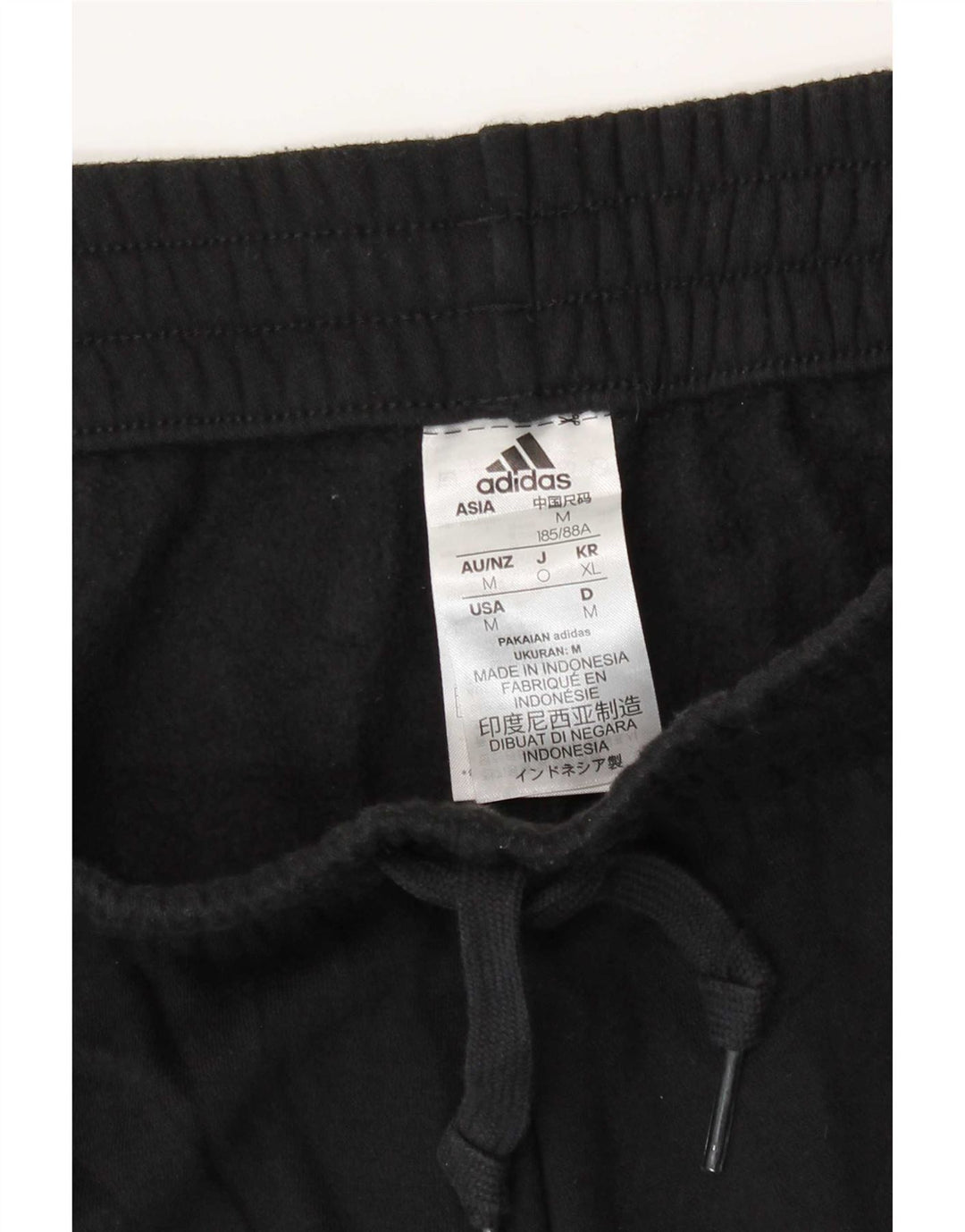 Adidas muške trenirke srednje crne pamučne hlače